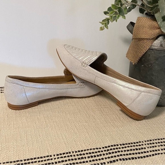 TALBOTS / Metallic Flats Size 6.5M - Picture 5 of 9